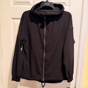 Calvin Klein Black Windbreaker Jacket